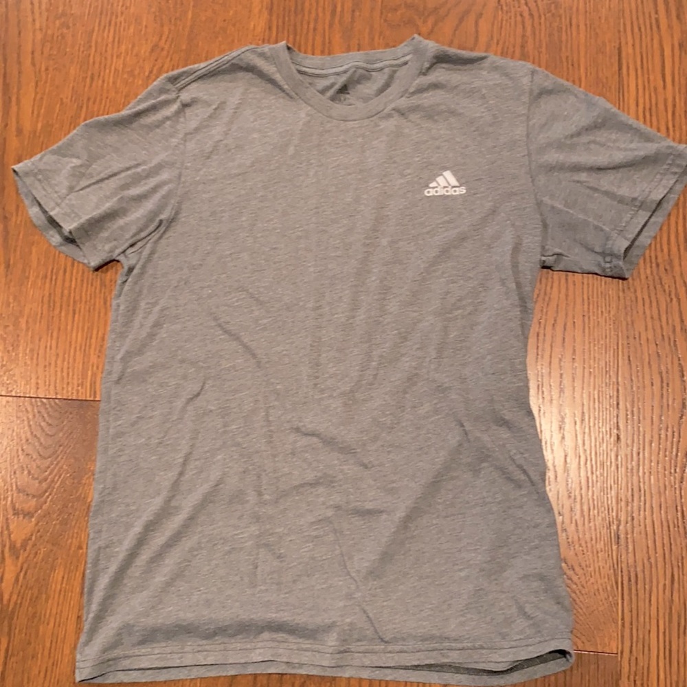 Gray adidas shirt
